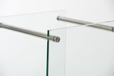 Vedställ betong/glas 75cm