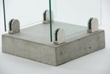 Vedställ betong/glas 75cm