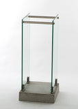 Vedställ betong/glas 75cm