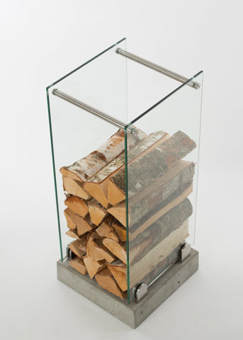 Vedställ betong/glas 75cm